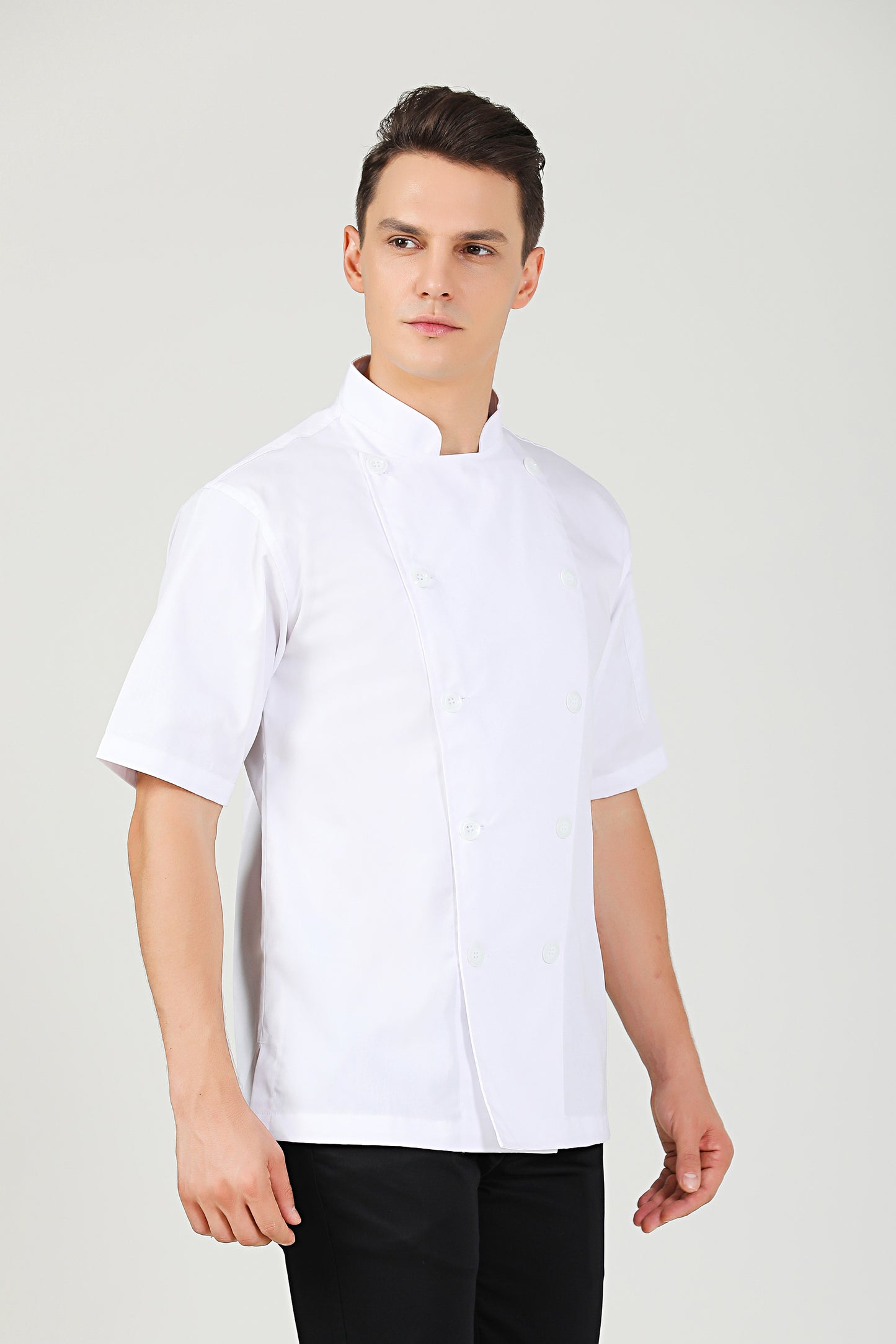 Classic Short Sleeve White Chef Jacket