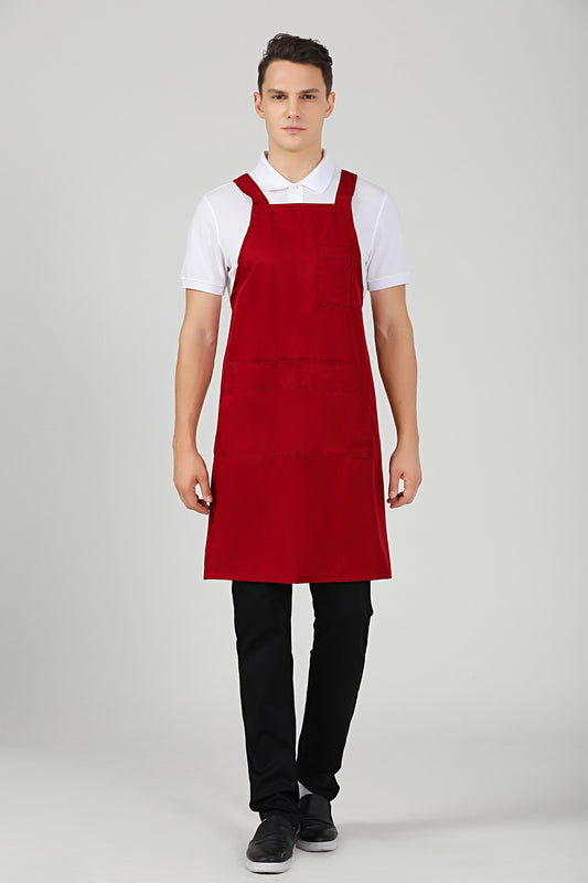 Hansel Service Red Bib Apron