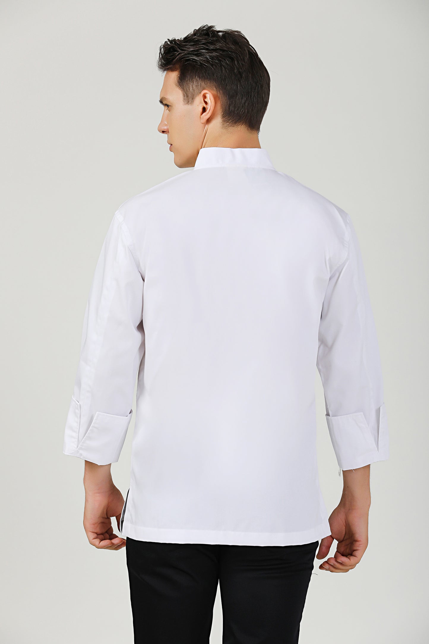 Holly Long Sleeve White Chef Jacket