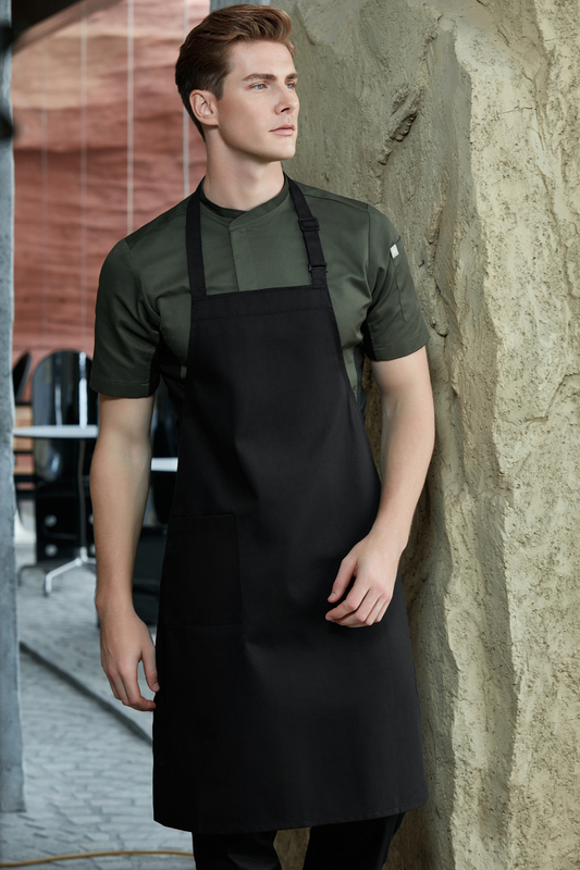 Kitchen Bib Apron Black