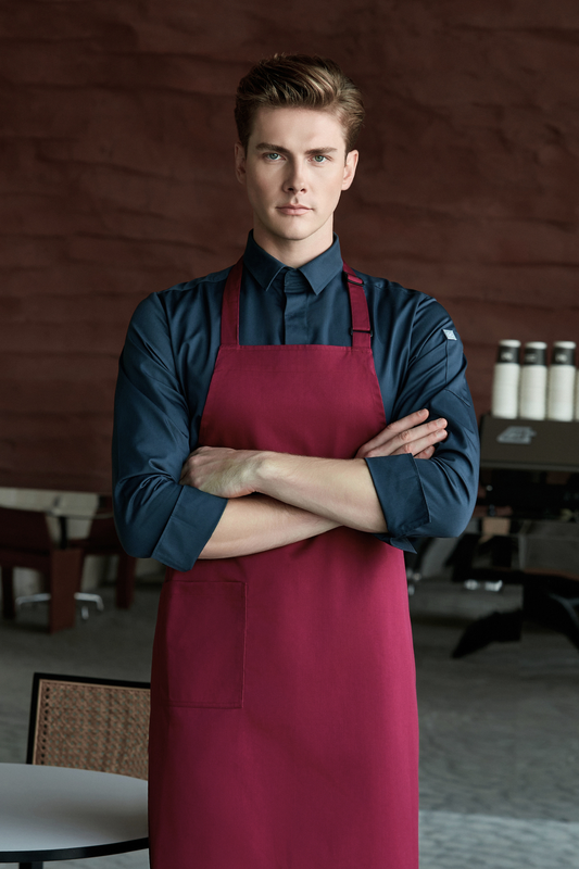Kitchen Bib Apron Maroon