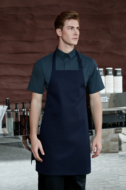 Kitchen Bib Apron Navy Blue