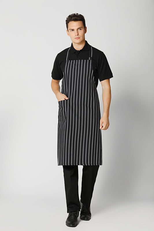 Kitchen Big Stripes Bib Apron