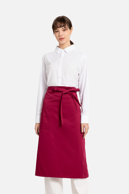 Kitchen Half Apron Maroon