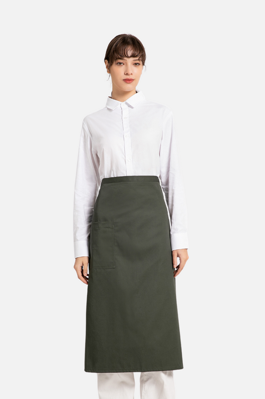 Kitchen Half Apron Olive Green