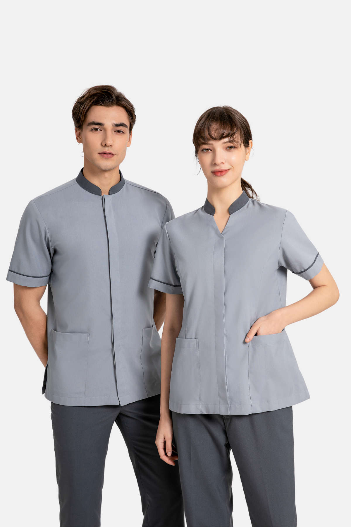 Rae Grey Housekeeping Blouse, Female