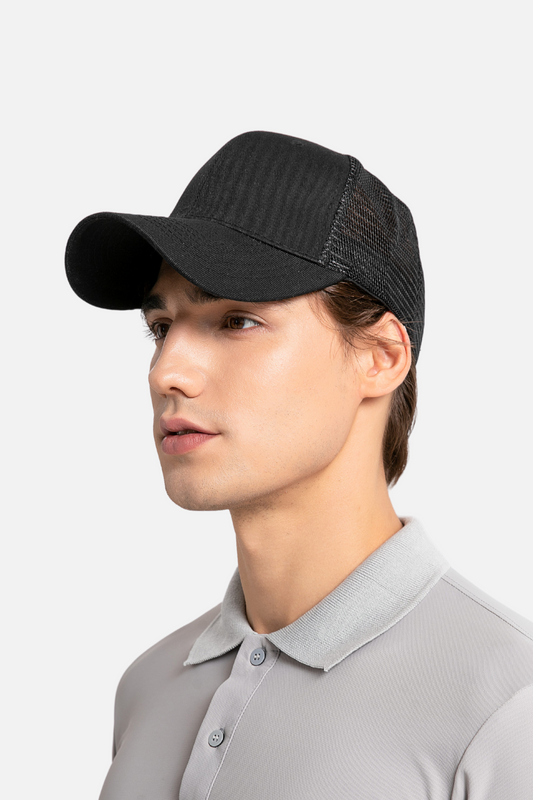 Rory Performance Airy Black Baseball Cap