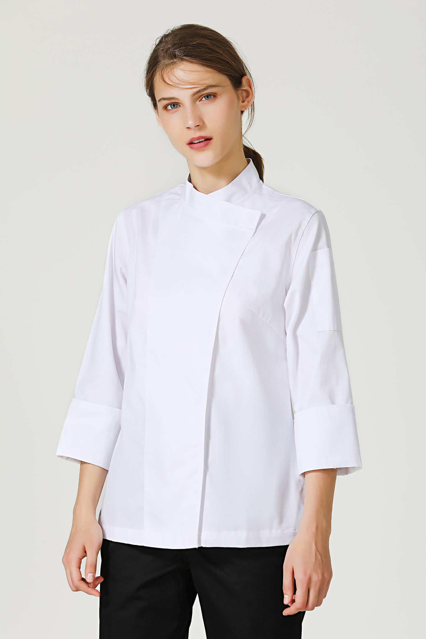 Rosemary White Chef Jacket, Long Sleeve