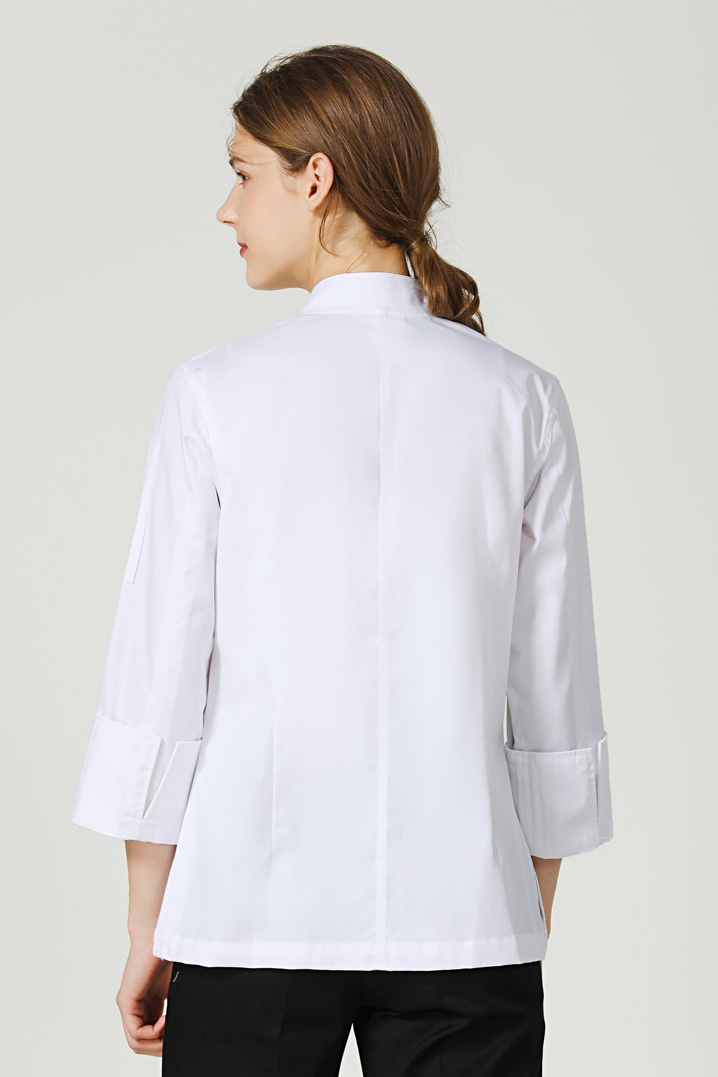 Rosemary White Chef Jacket, Long Sleeve