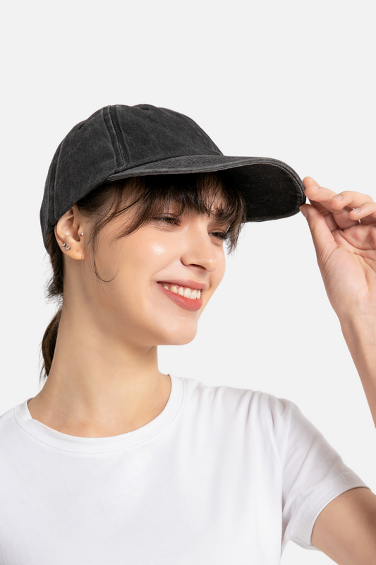 Ryder Washed Cap Black