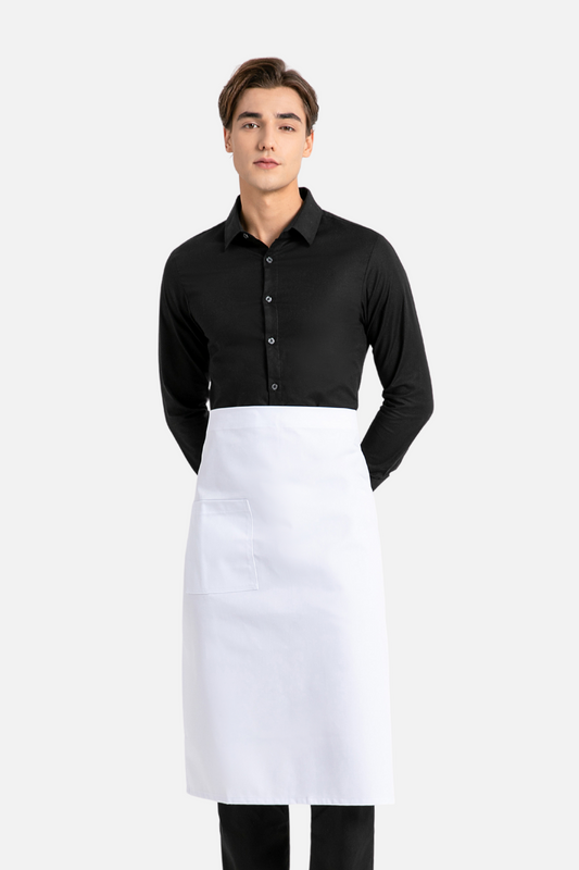 White Chef Half Apron 27