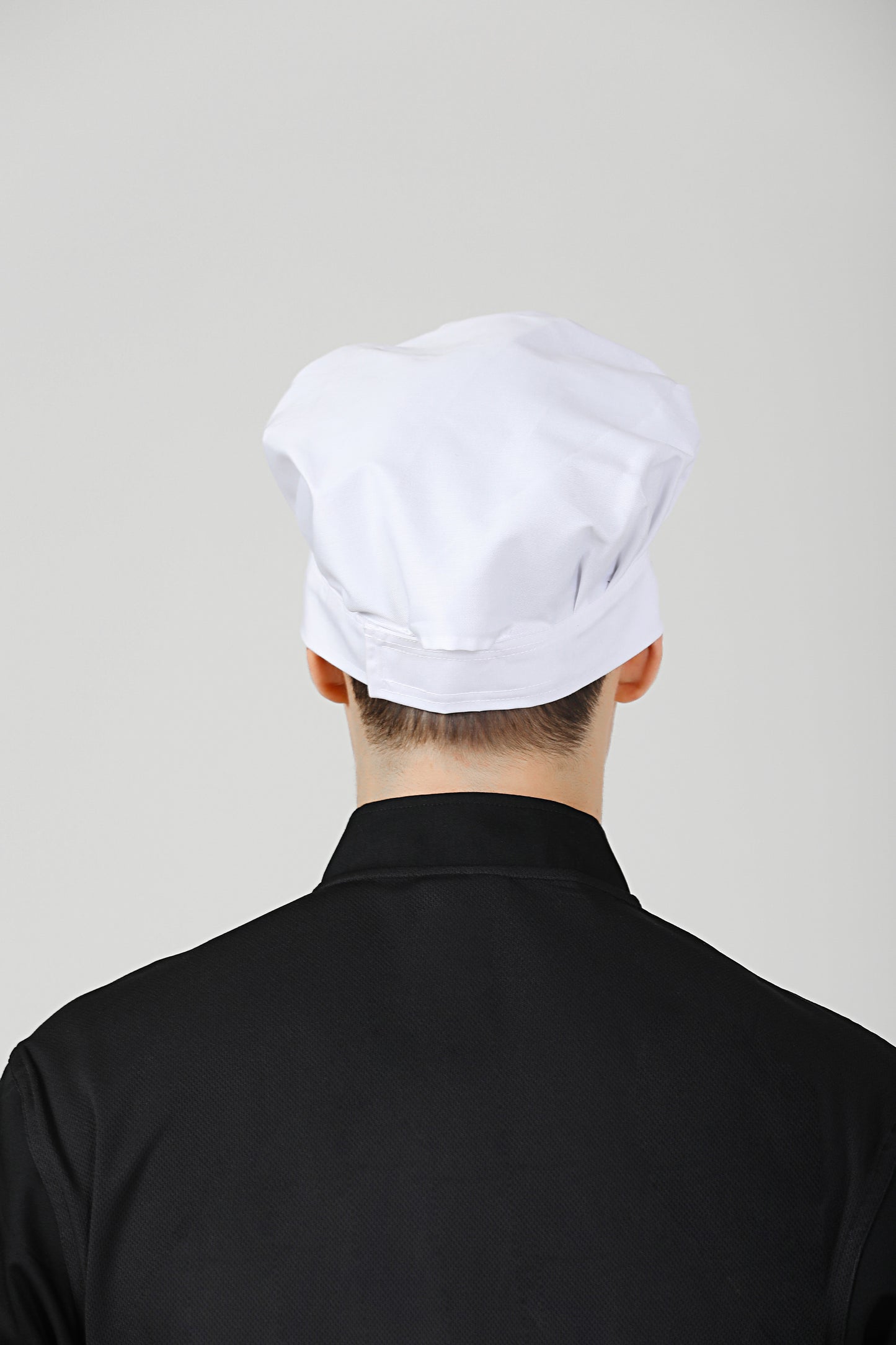 White Toque With Velcro