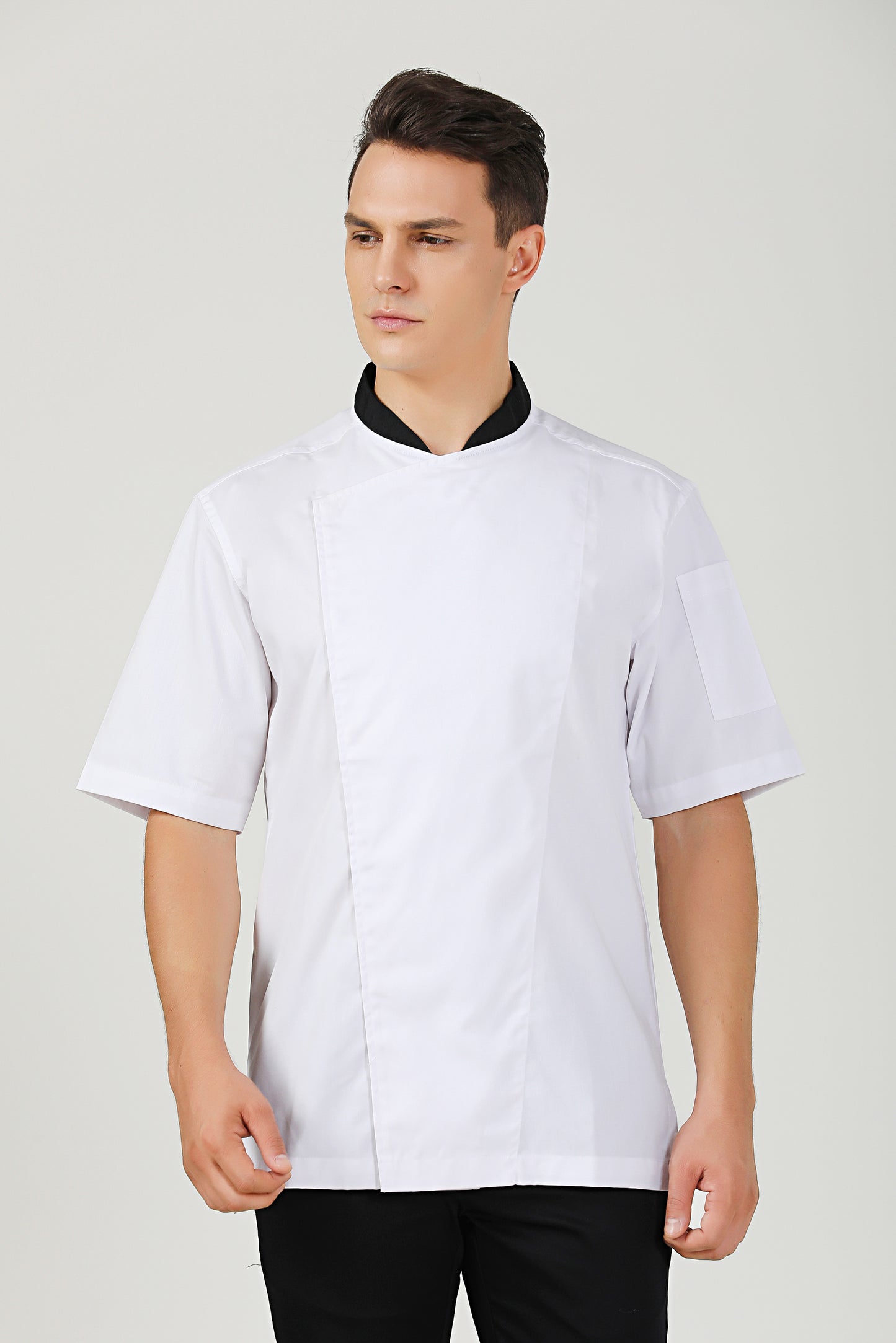 Willow Short Sleeve White Chef Jacket