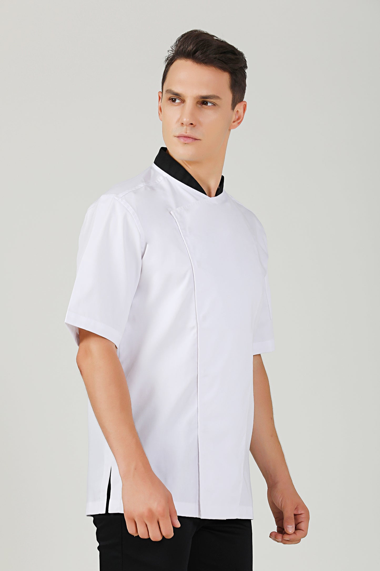 Willow Short Sleeve White Chef Jacket