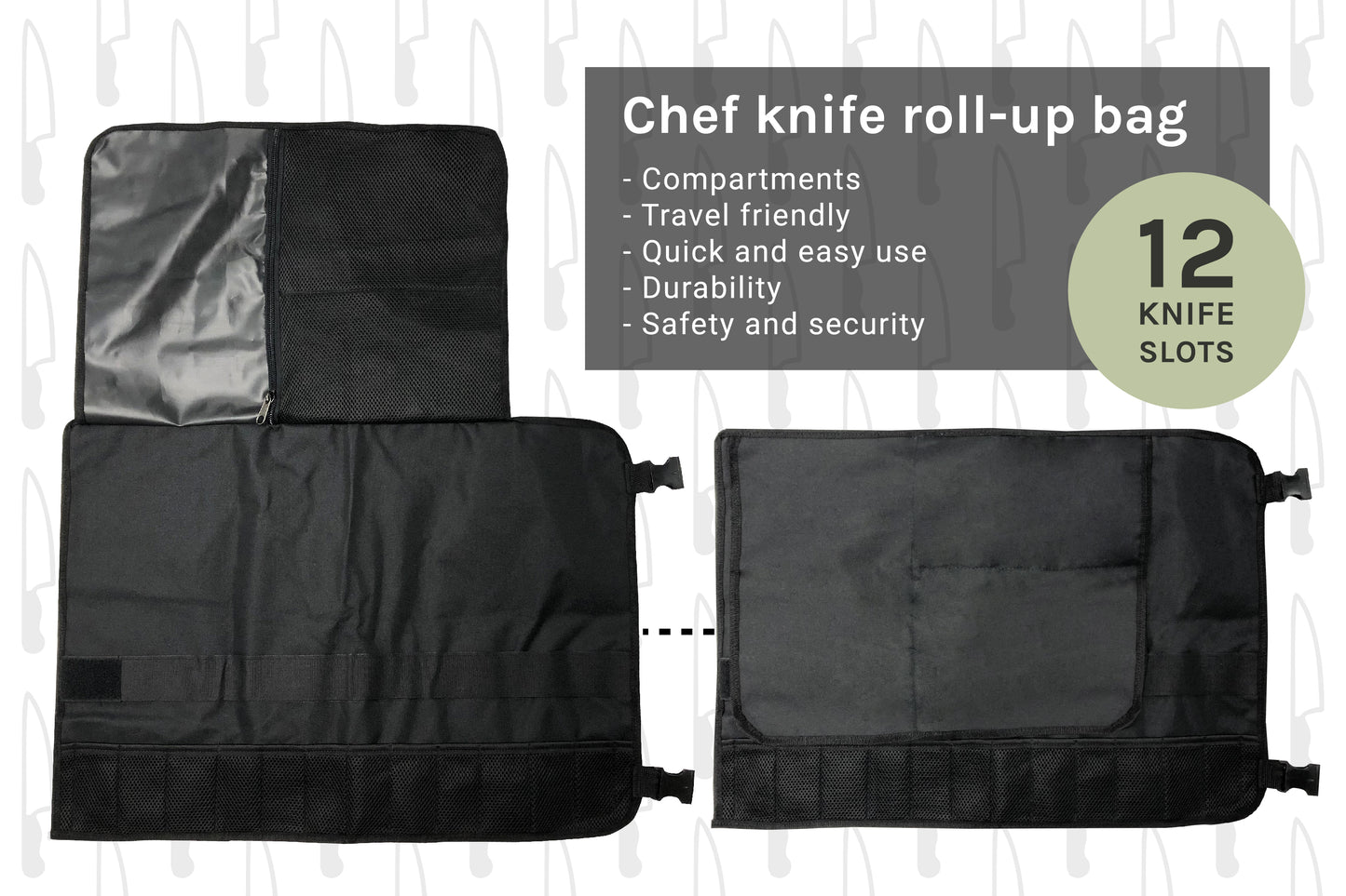 Kitchen Knife Bag Large