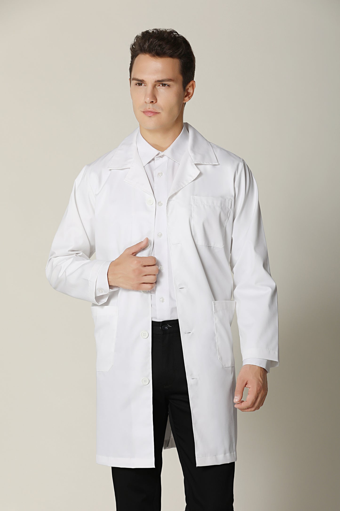 Laboratory Coat Long Sleeve White