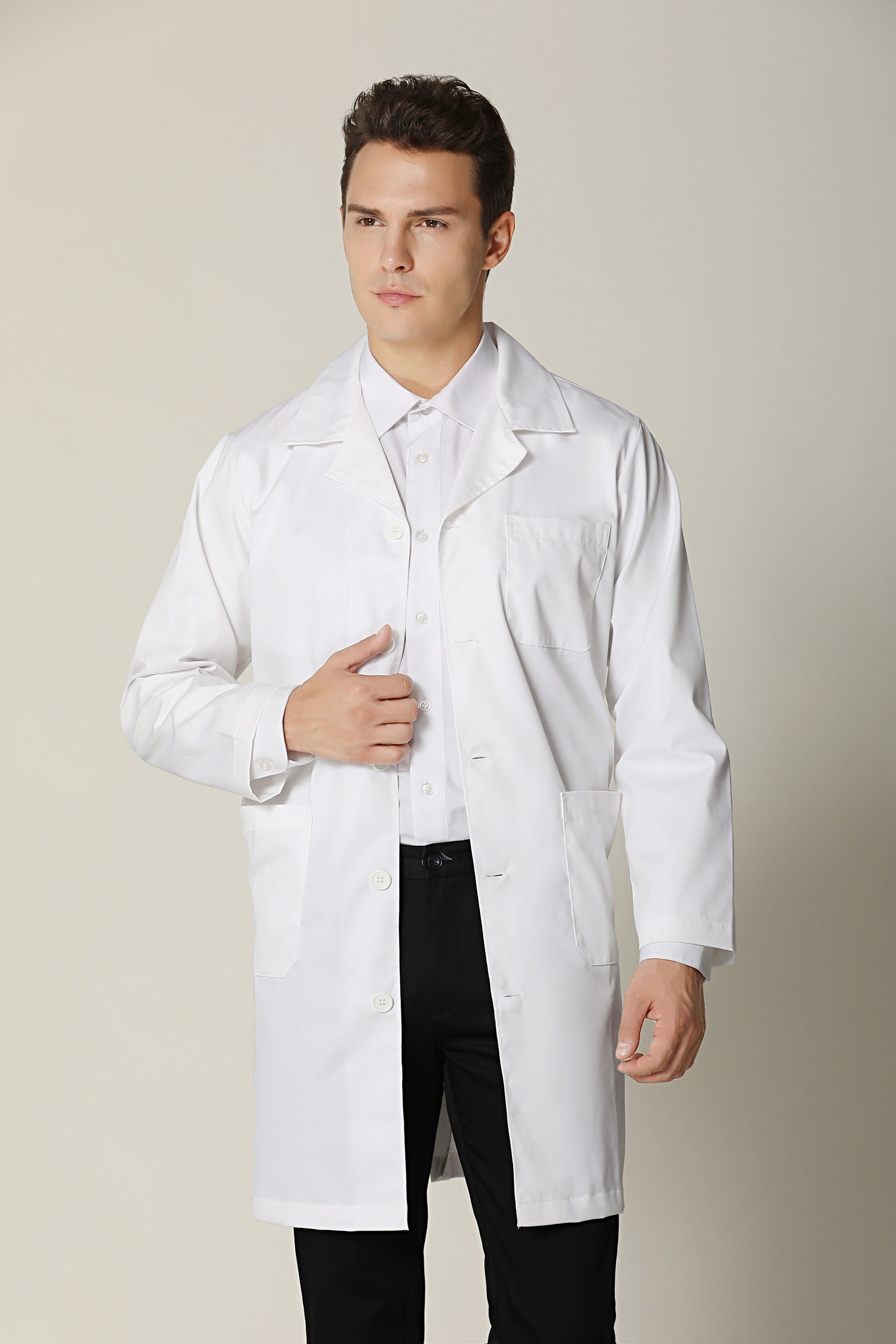 Laboratory Coat Long Sleeve White