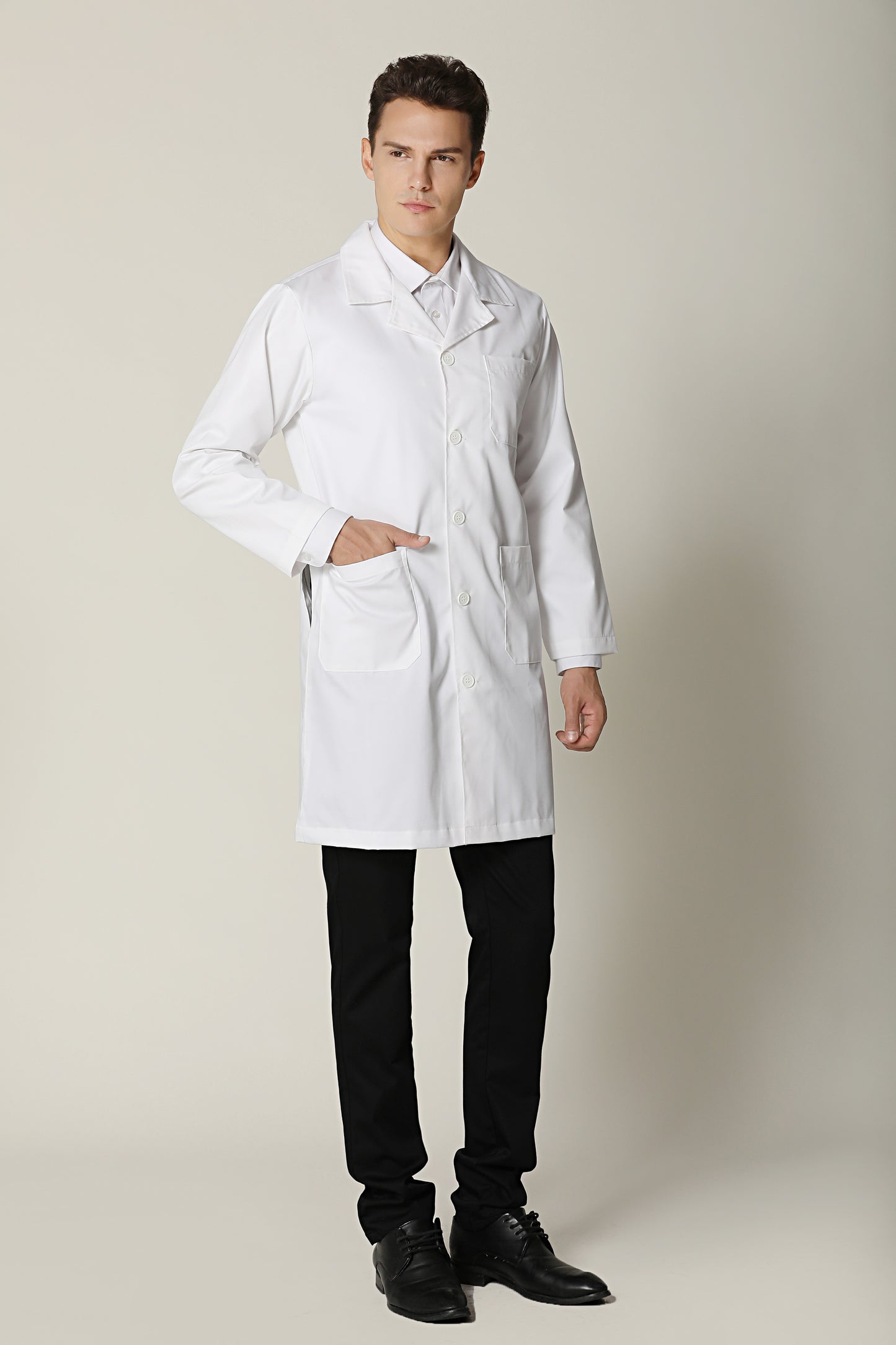 Laboratory Coat Long Sleeve White