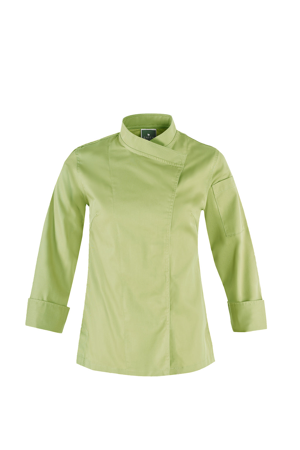 Rosemary Long Sleeve Green Chef Jacket