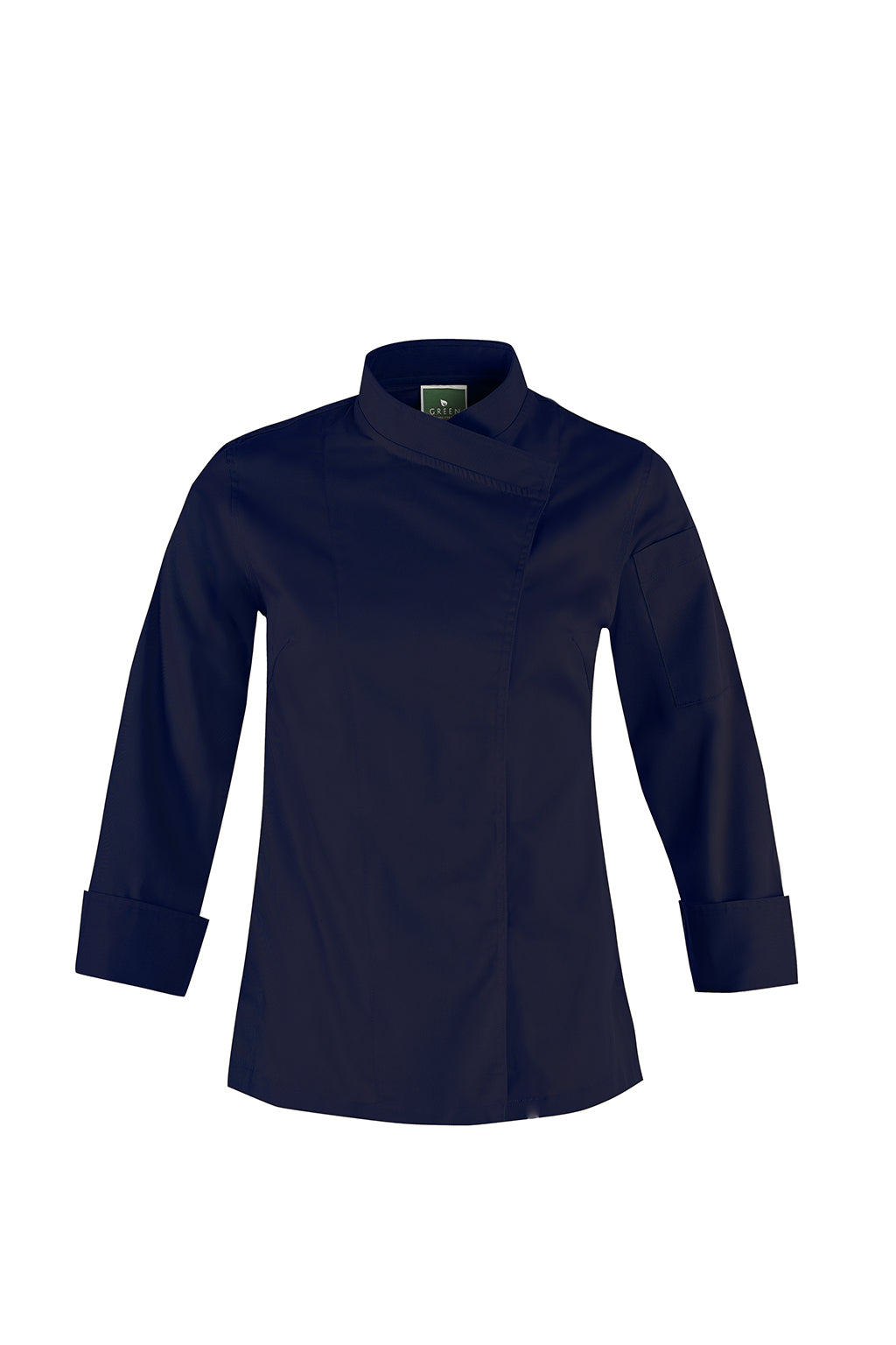 Rosemary Long Sleeve Navy Blue Chef Jacket