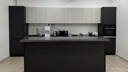 Less Setup. More Creating. The Kitchen Studio Advantage.