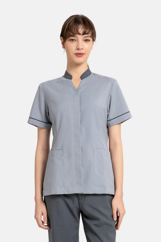 Rae Grey Housekeeping Blouse, Female