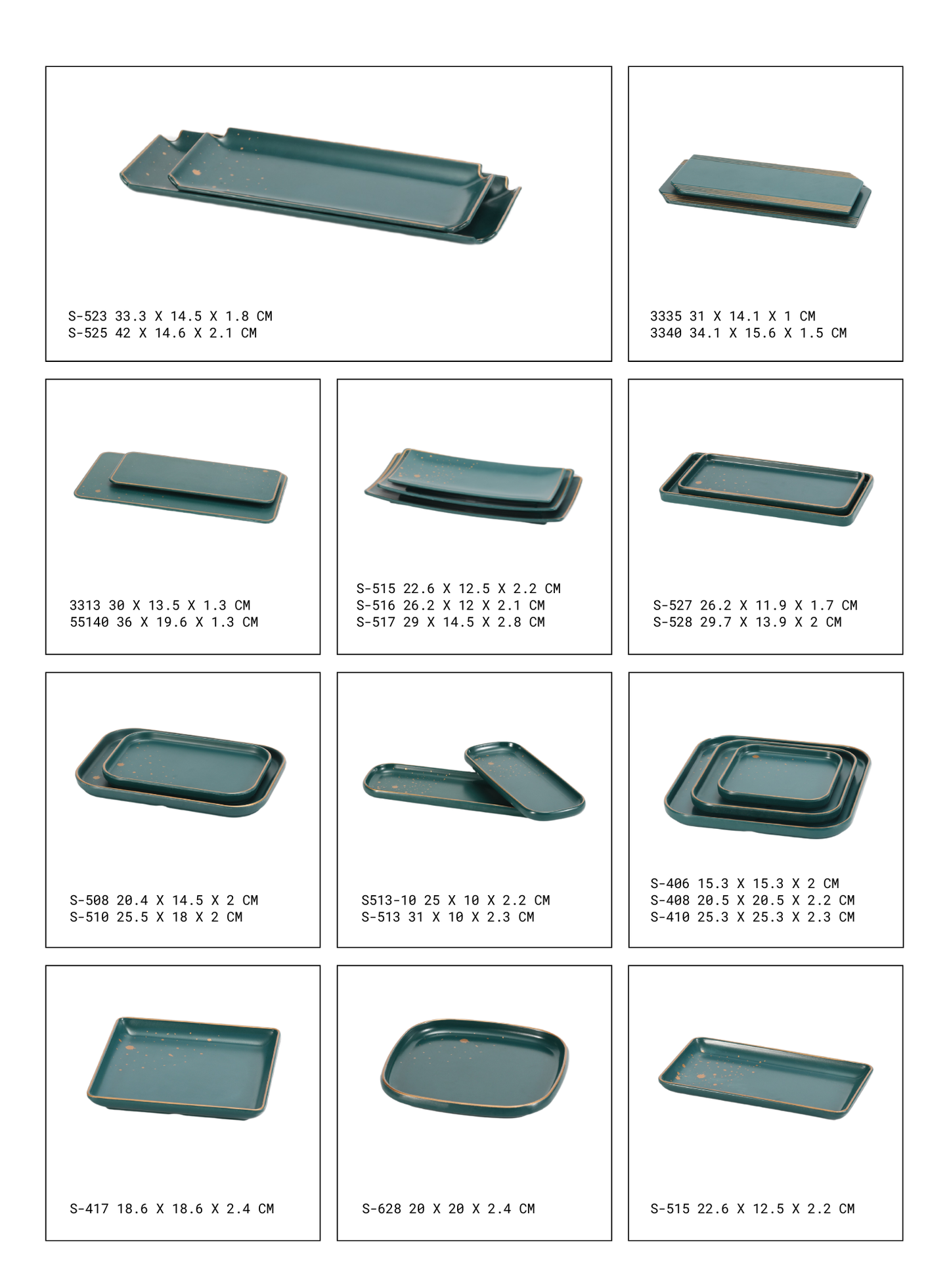 Dinnerware Melody of Emerald Series