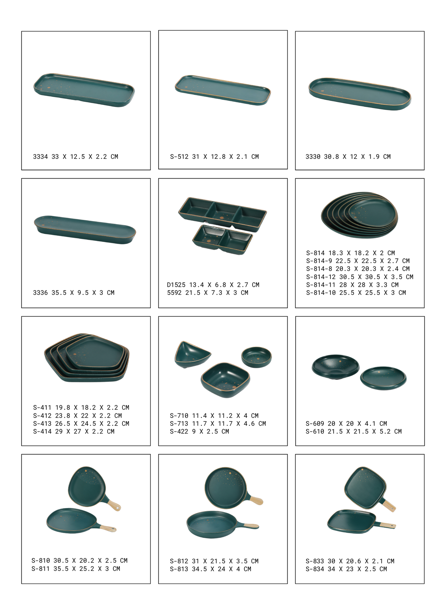 Dinnerware Melody of Emerald Series