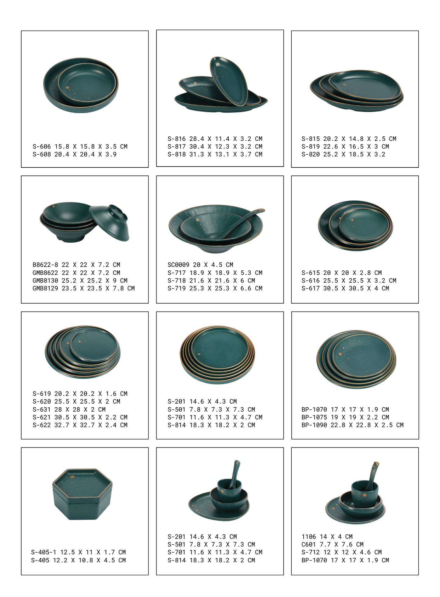 Dinnerware Melody of Emerald Series