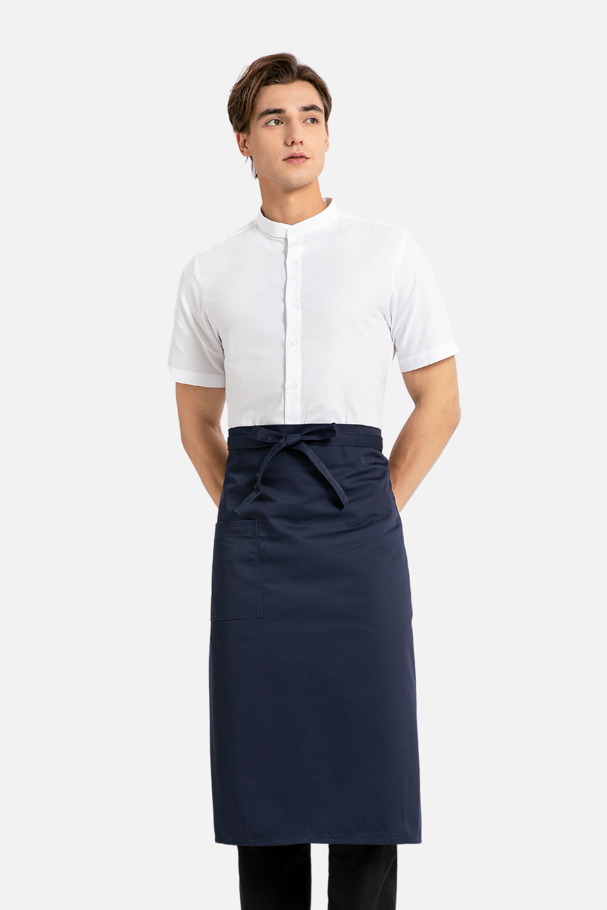 Navy Blue Chef Half Apron