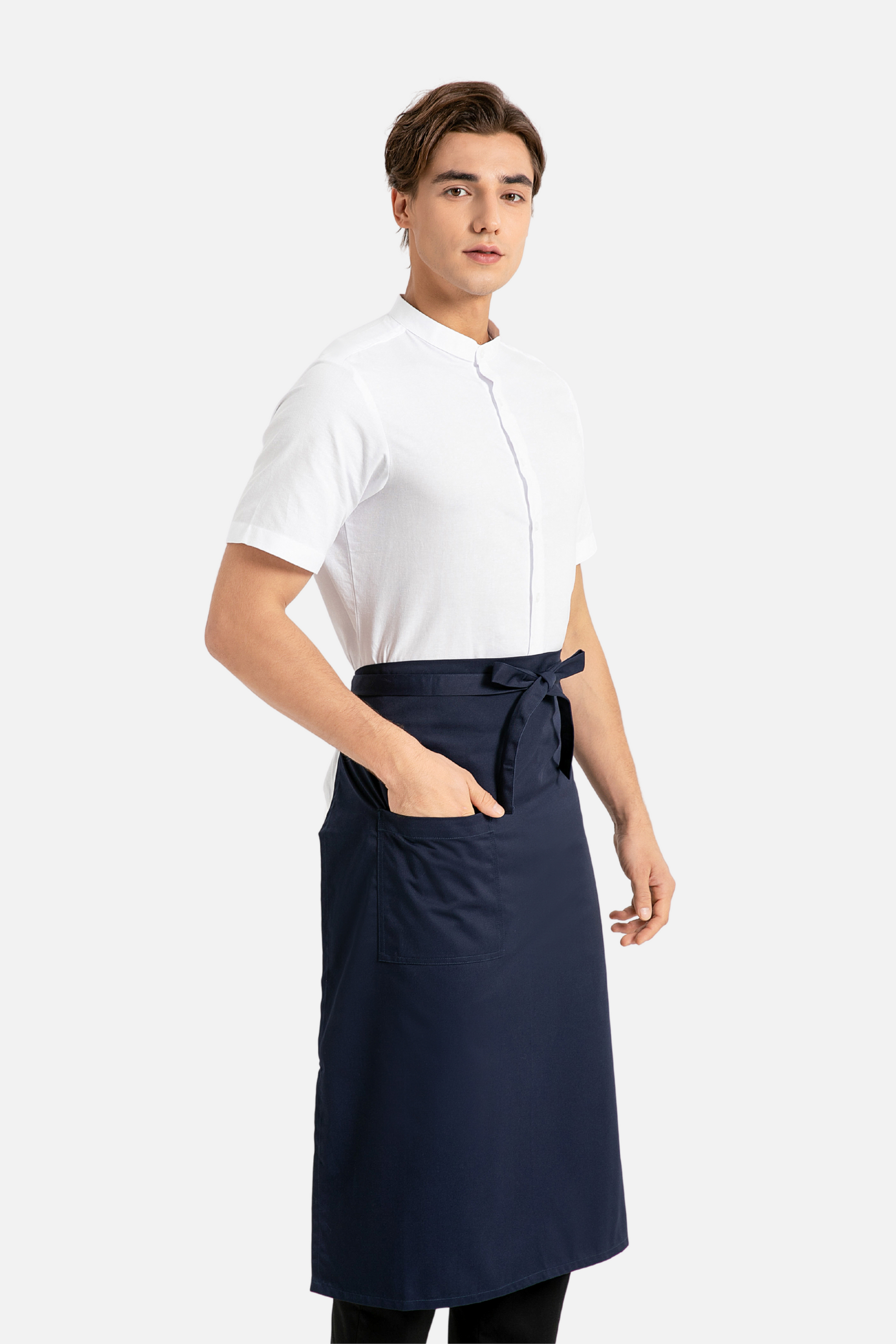 Navy Blue Chef Half Apron