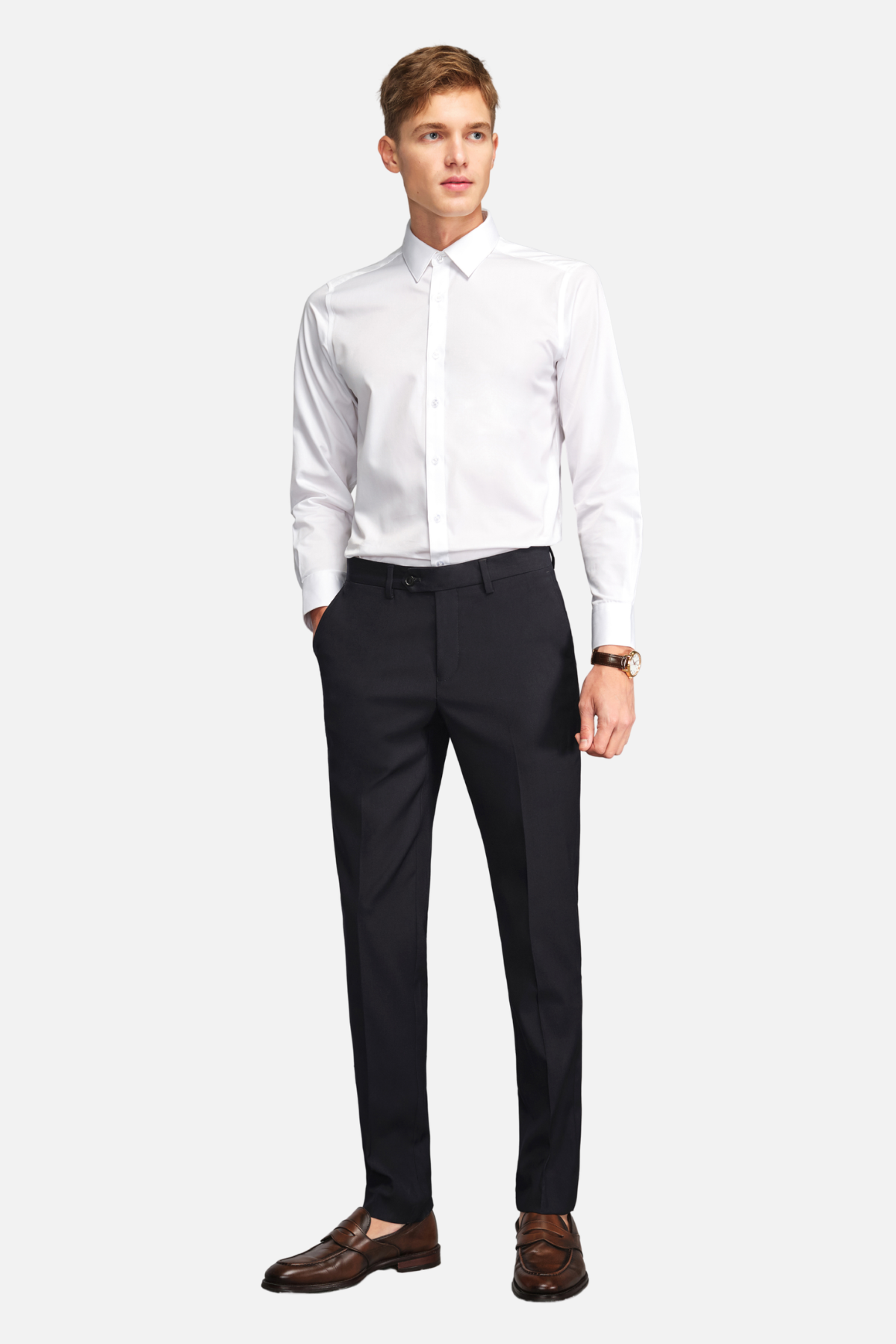 James Trousers, Side Button Closure