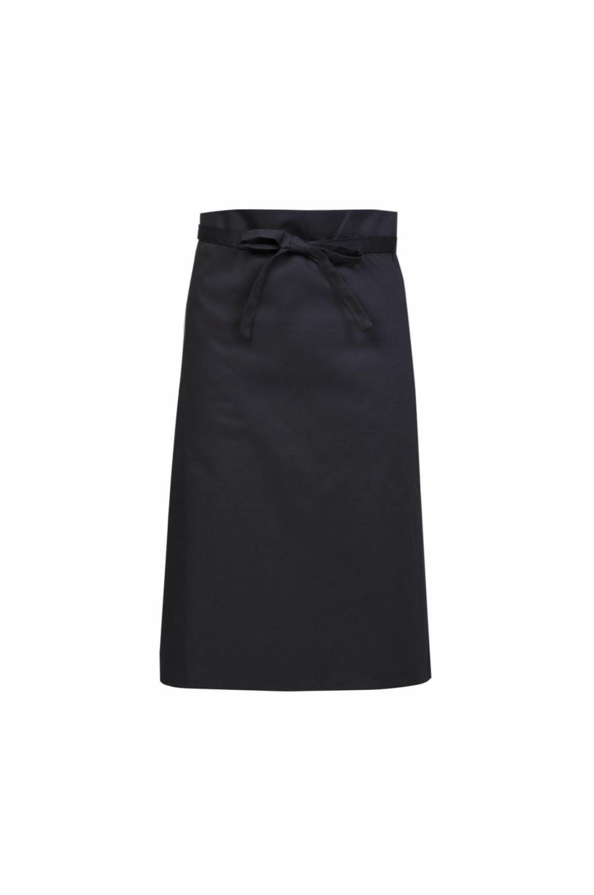Black Chef Apron, No Pocket, 27"/31"