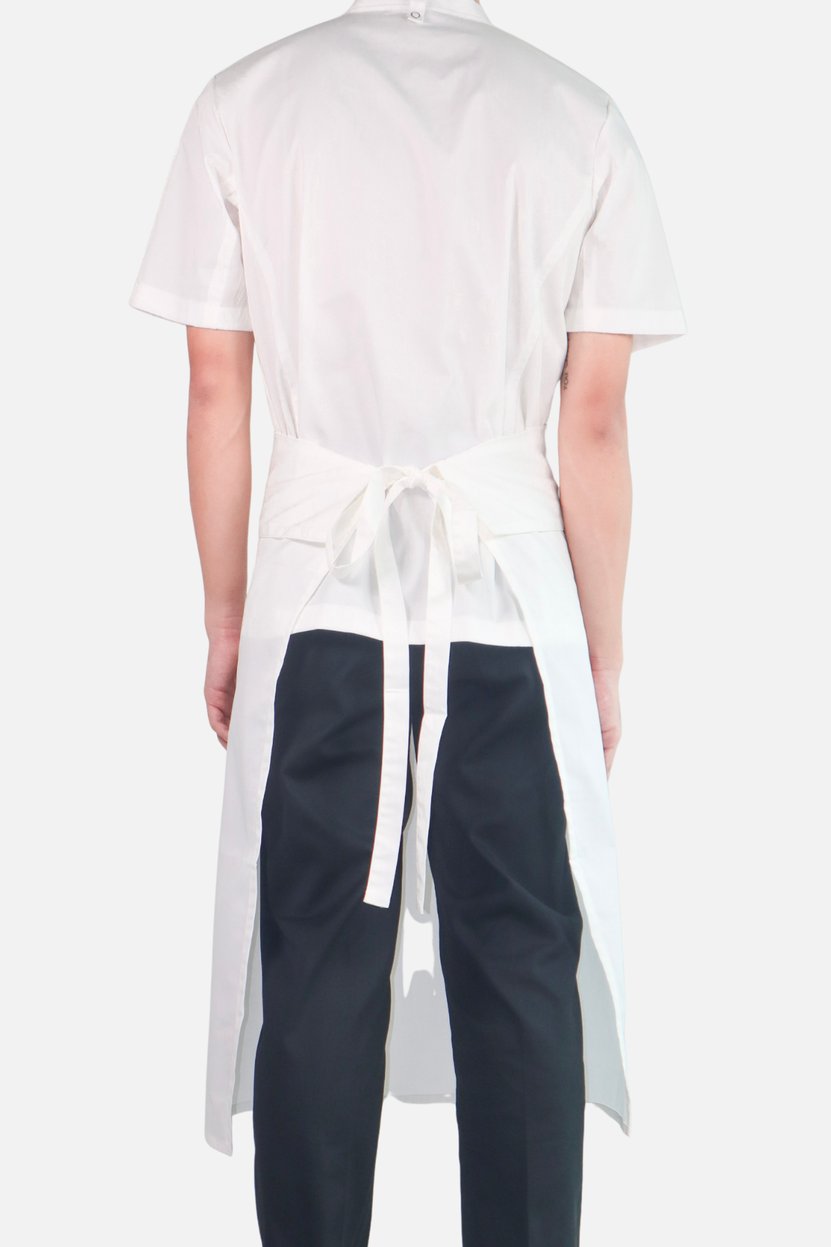 White Flap Chef Apron