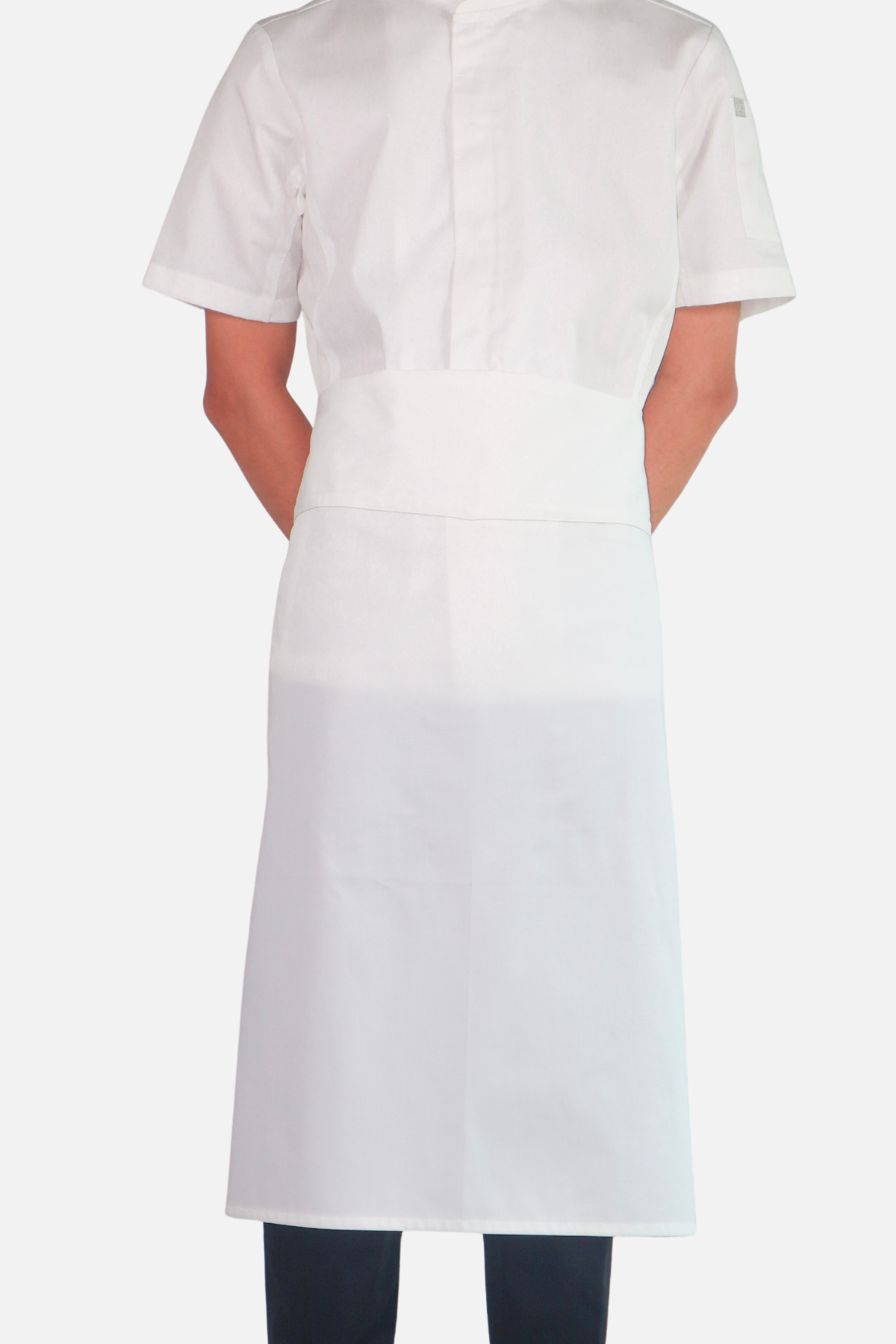 White Flap Chef Apron