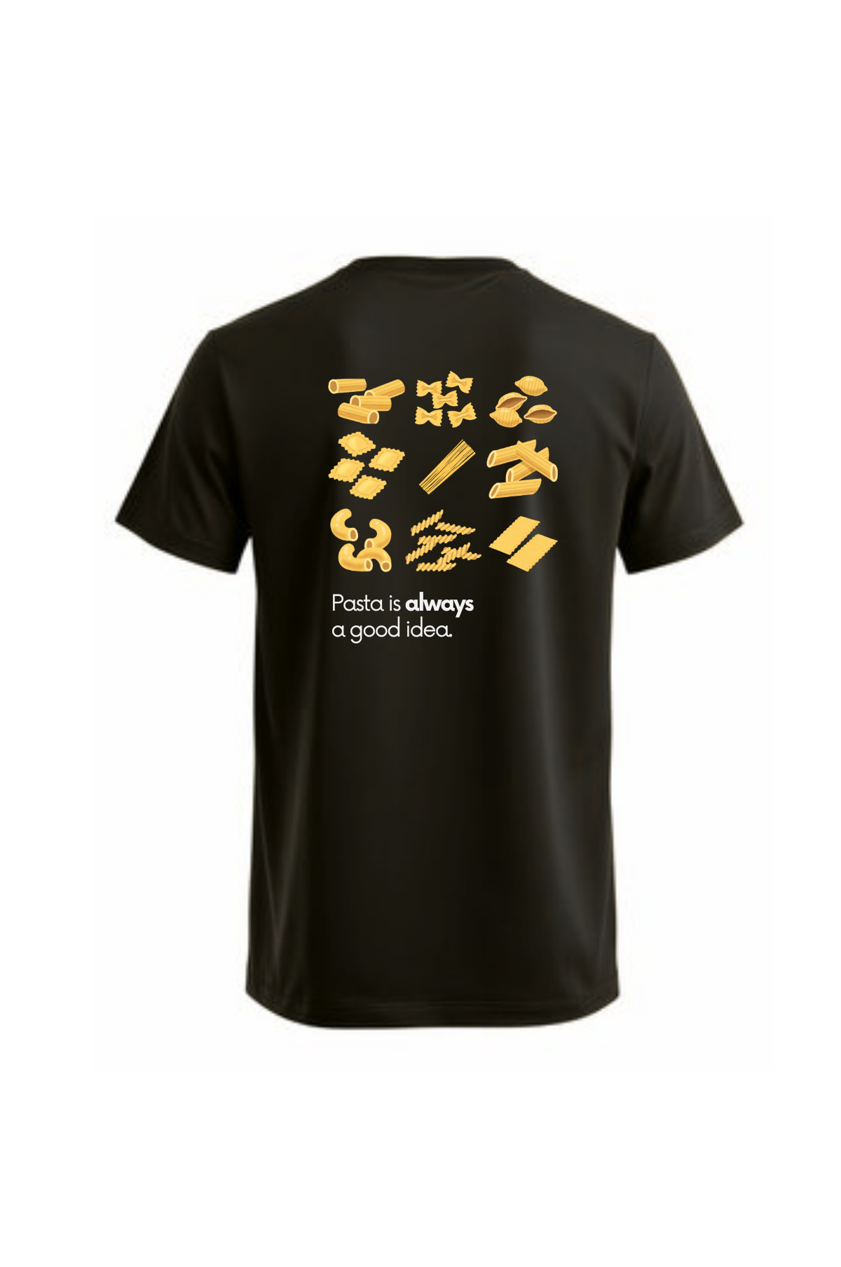Pasta Life Black T-Shirt