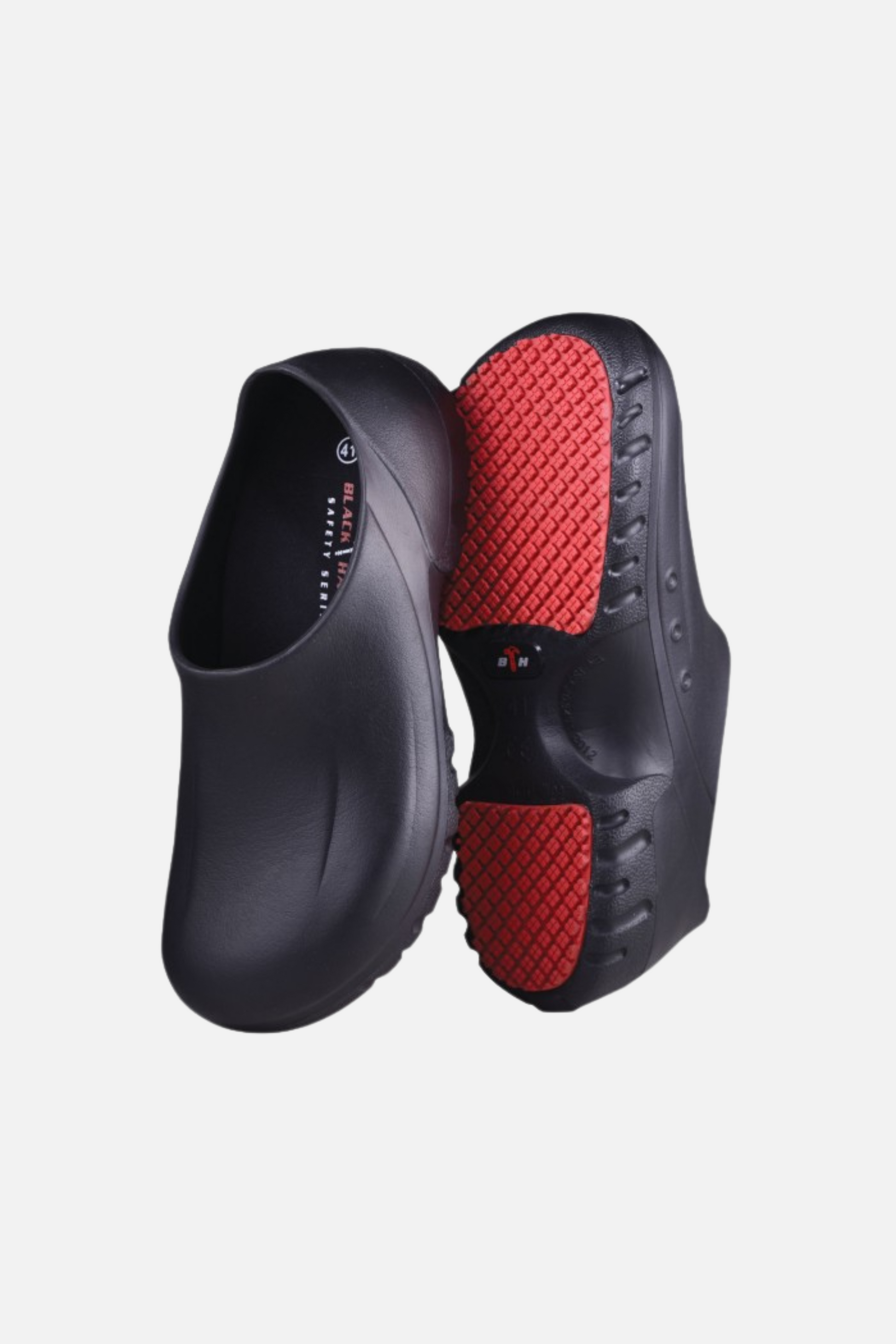 Black Hammer Kitchen Chef Clogs S077