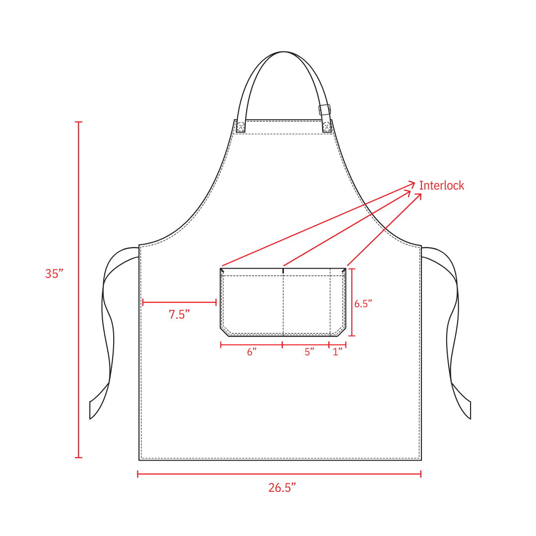 Blake Emerald Bib Apron