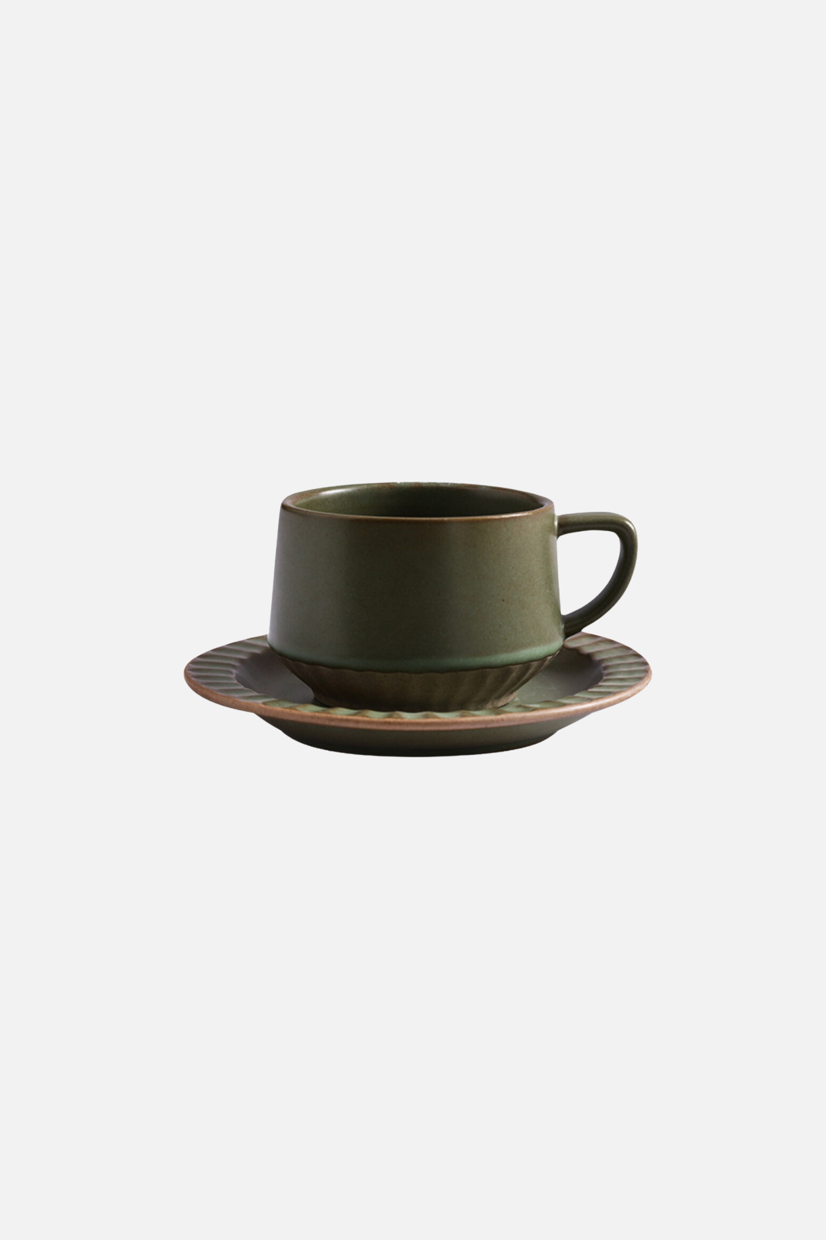 Cappucino Avocado Green Mugs