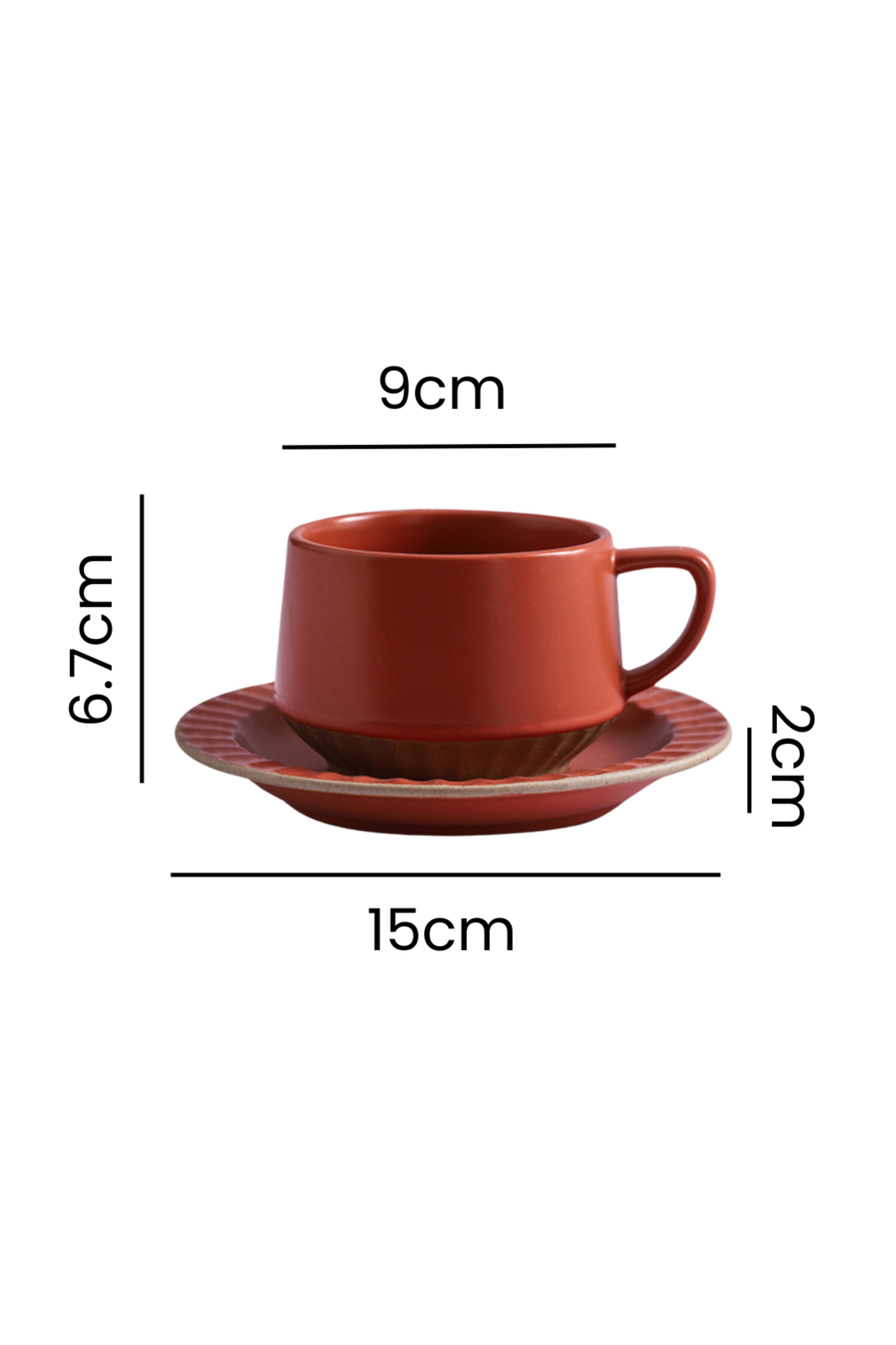 Cappucino Red Mugs
