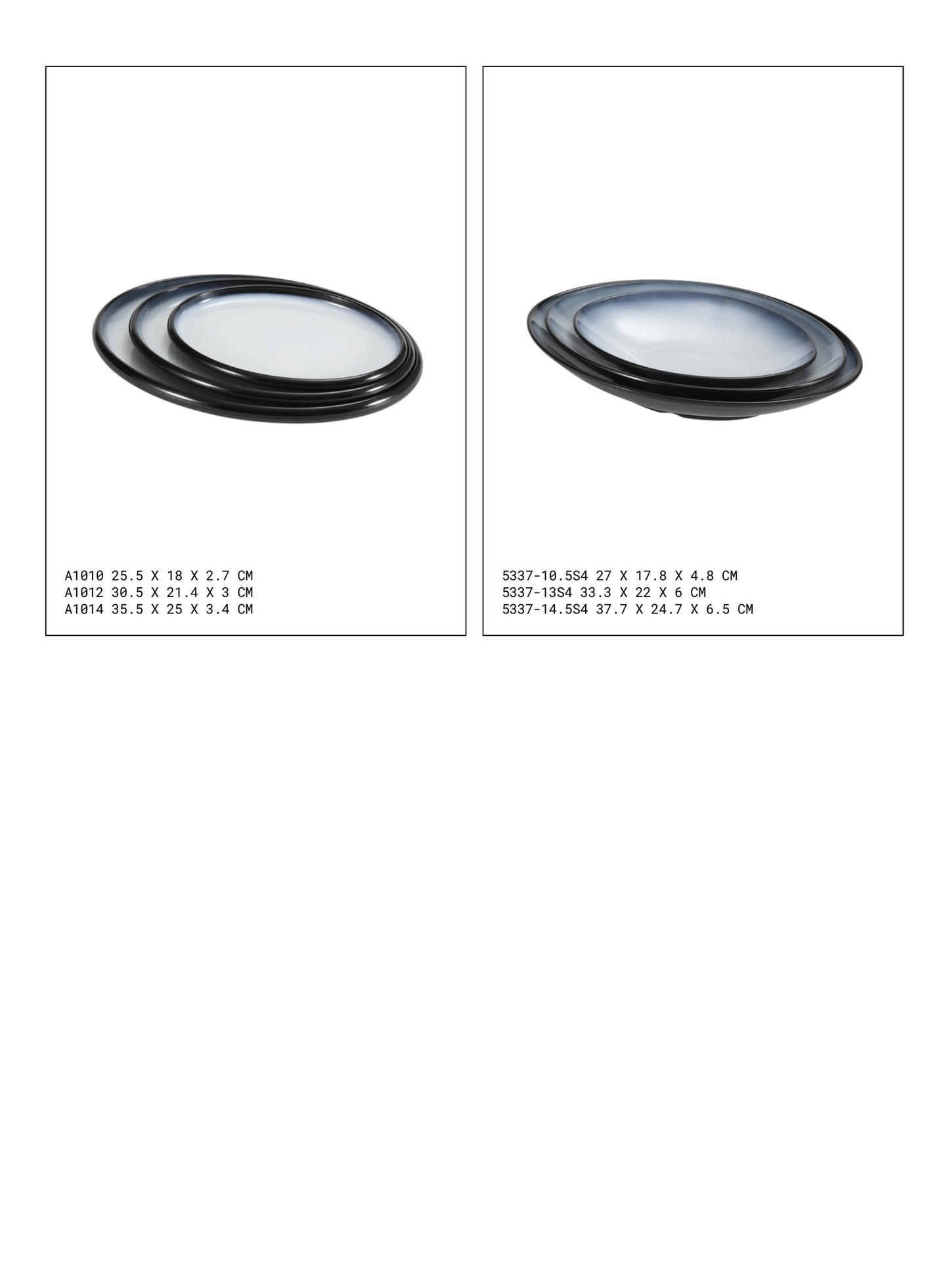 Dinnerware Obsidian Haze Series