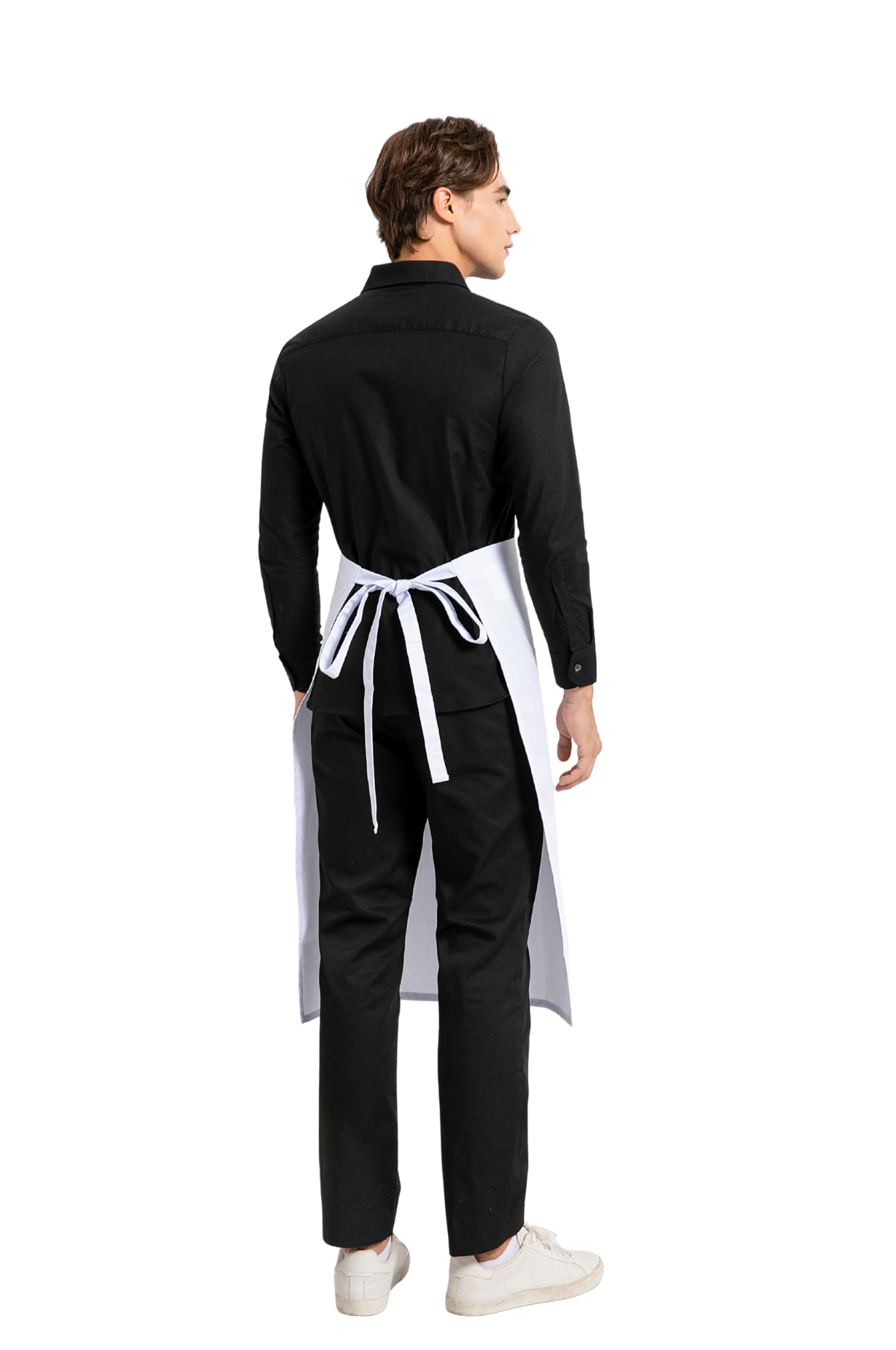 White Chef Apron, No Pocket, 27"/31"