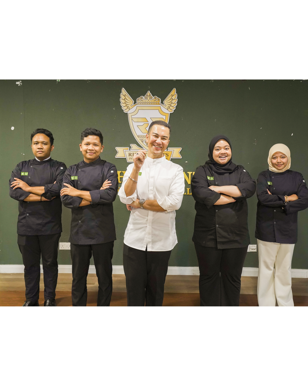 Harley Black Long Sleeve Chef Jacket