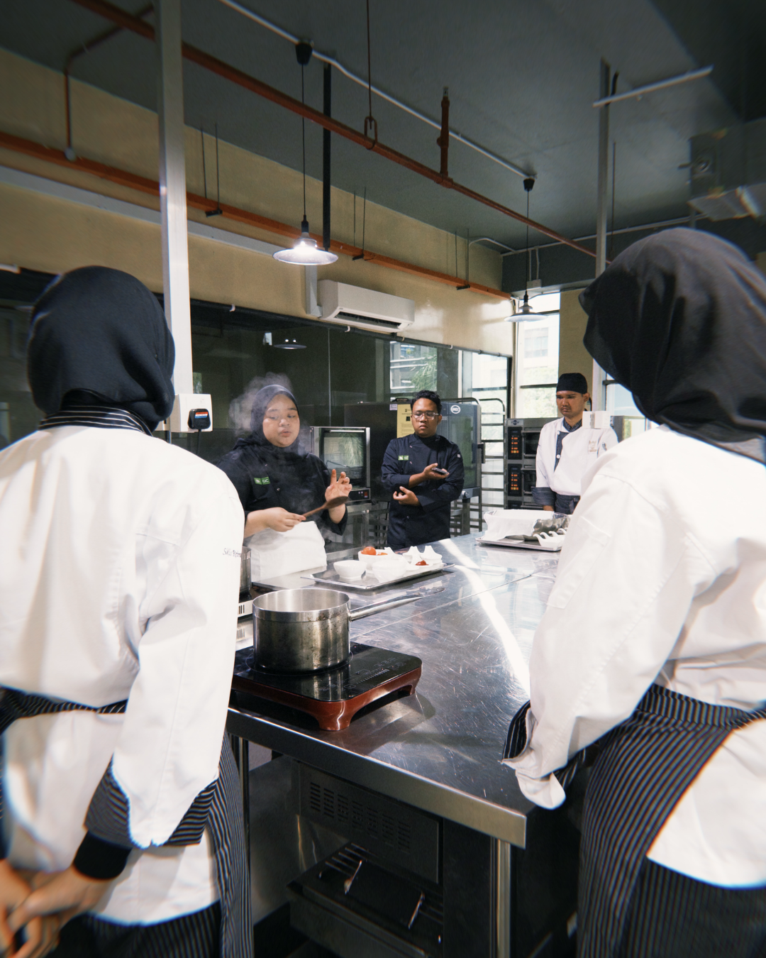 Harley Black Long Sleeve Chef Jacket