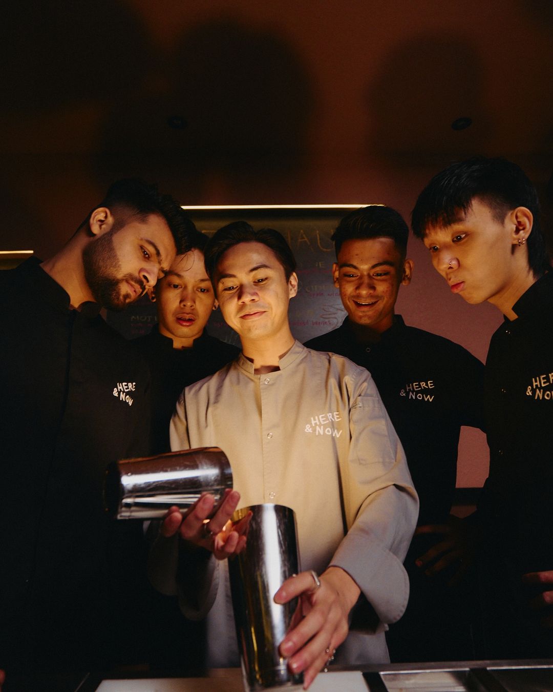 Here and Now Mint Chef Jacket