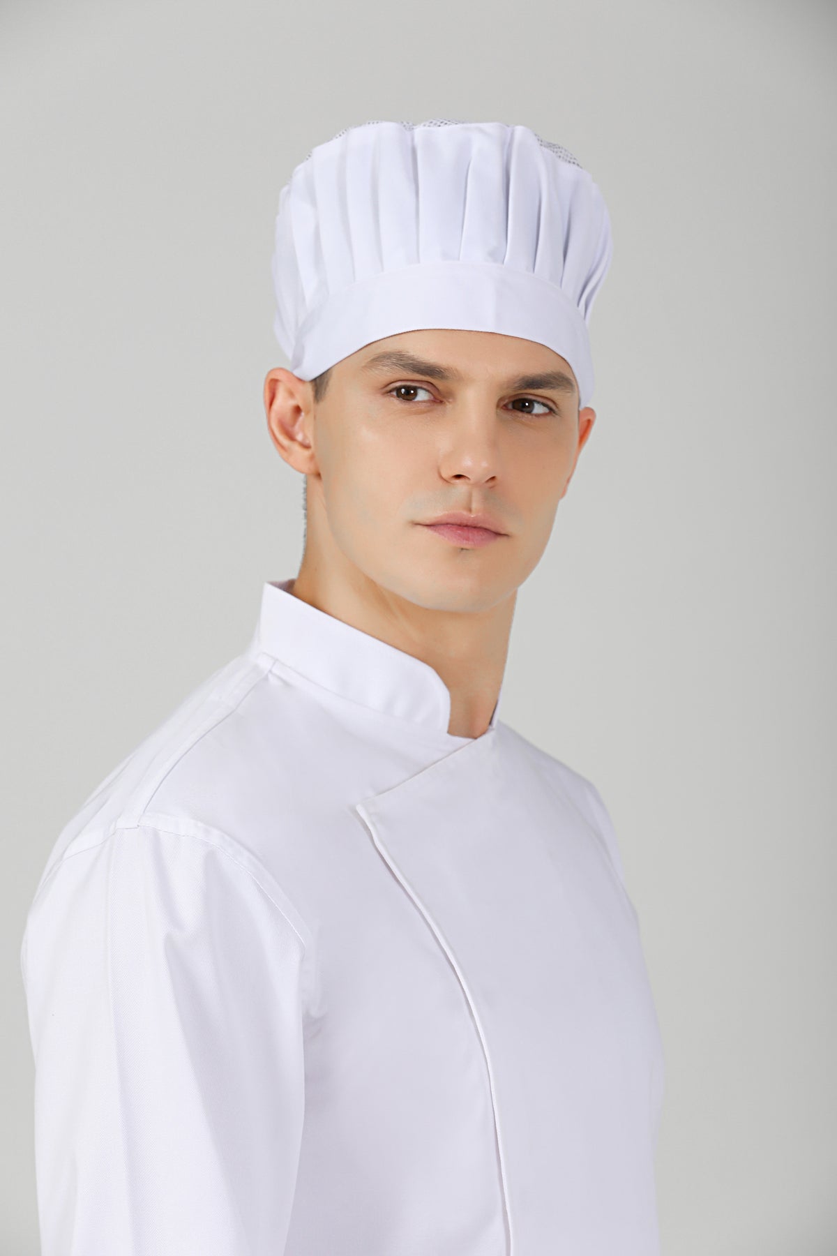 Chef Toque Styles White Toque (M), With Vent - GreenChef by GC Collective – GreenChef Sdn ...