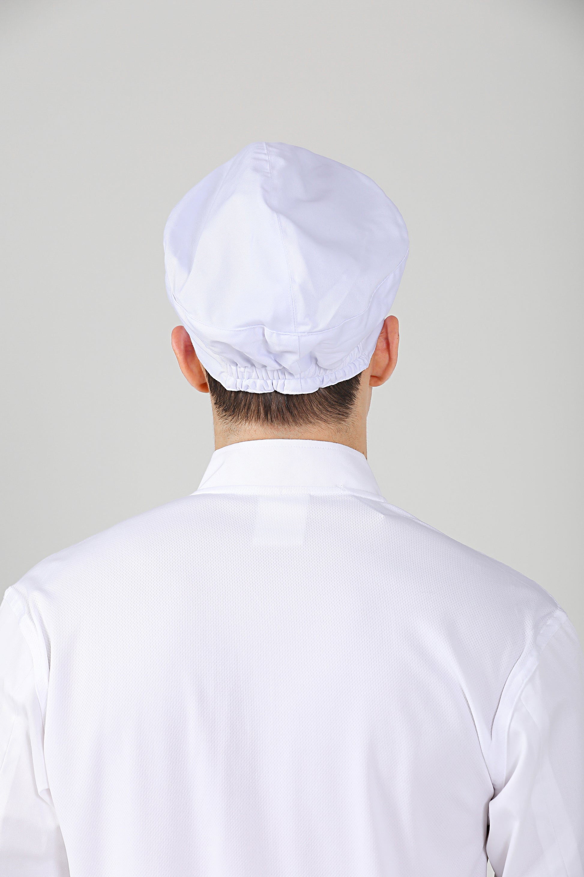 Kitchen Freesia White Chef Beanie, No Vent
