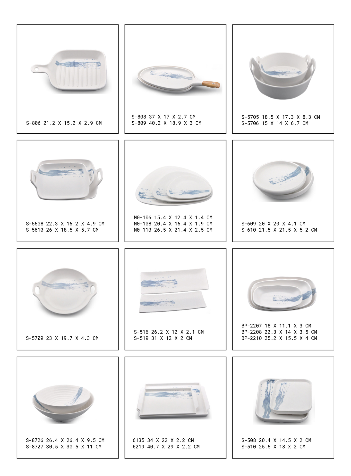 Dinnerware Inkwell Azure Series