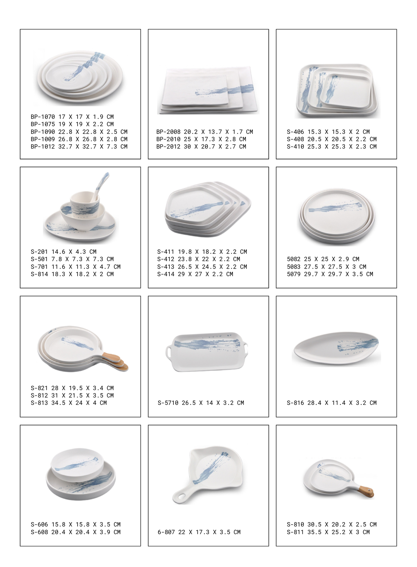 Dinnerware Inkwell Azure Series