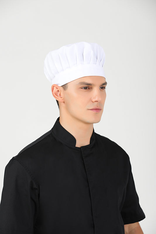 White Toque With Velcro